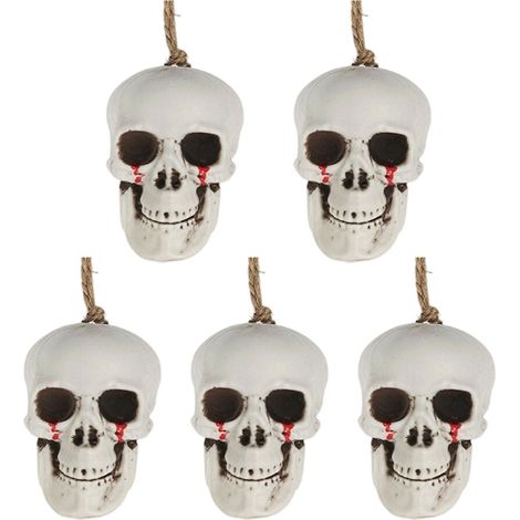 Decorazione da appendere a forma di scheletro per Halloween, riutilizzabile, -5