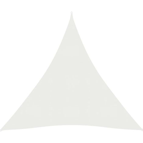 Vela de sombra/parasol 160 g/m² HDPE 3 x 4 x 4 m blanco 020009019 (1/5)