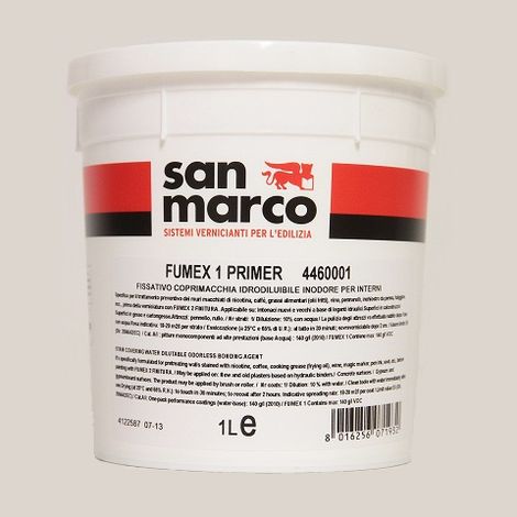 Fumex 1 primer lt 4 fissativo antimacchia inodore da interno
