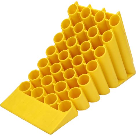 Cale roue 17,32x7,87x19,69in robuste 1-3 tonnes – Antidérapante sécurité renforcée voiture remorque camping-car camion ATV (1/5)
