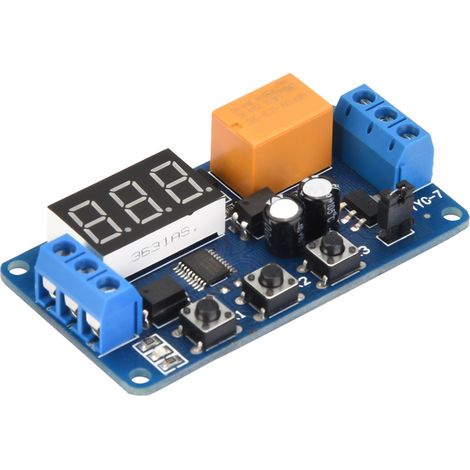 Module de temporisation réglable avec relais de commande de cycle, 3 V, 3,7 V, 4,5 V, 5 V, 6 V, 7,4 V (1/5)