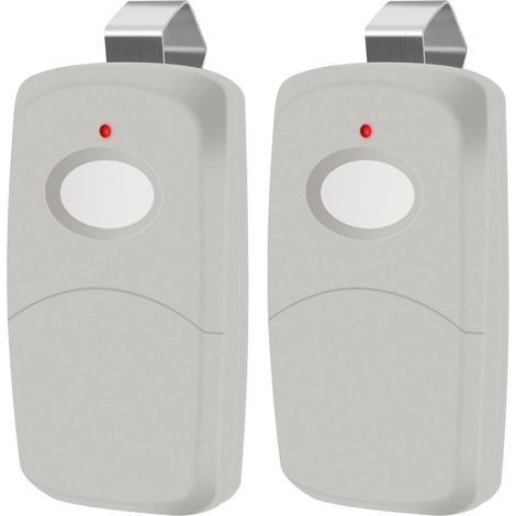 2 Remplacer 3089 Émetteur de télécommande de porte de porte de garage multi-code linéaire, 308911, MCS308911, 10 interrupteur de cadran 300 MHz, gris (1/3)