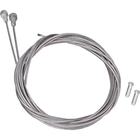 Convient pour les câbles de frein et de dérailleur de vélo en acier inoxydable (2 pièces), accessoires pour vélos de route (1/5)