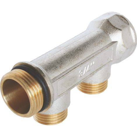 Collecteur de distribution 2 sorties à portée plate easy lock m1/2 (1/4)