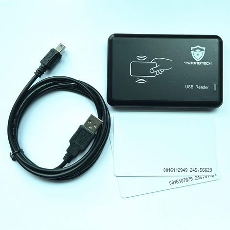 Lecteur de Cartes d'identité de proximité USB EM4100 TK4100 125 kHz pour Ordinateur de Bureau lecteur RFID 125 kHz lecture seule écriture impossible (1/4)