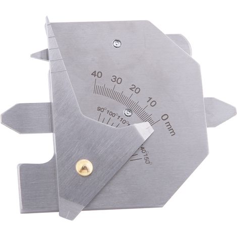 1 jauge de soudage en acier inoxydable HJC-40 pour mesurer la hauteur et la profondeur des joints soudés (1/5)
