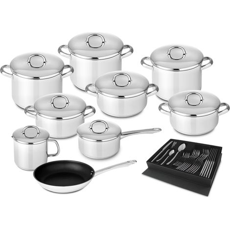 SILAMPOS TREM COZINHA 9 PEÇAS+FAQUEIRO 24 PEÇAS ID IND.