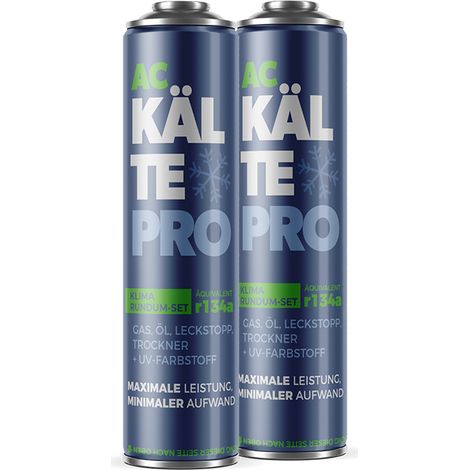 Kaltepro klima rundum-SET 2x bidon R134a