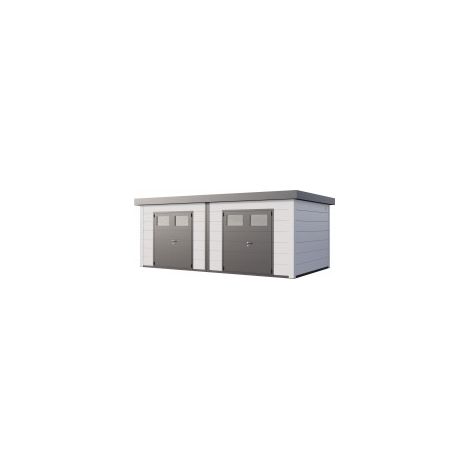 CASETA METALICA JARDIN NOVO HABITAT NH12 DOBLE BLANCA (1/5)