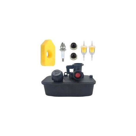 494406 Tanque de combustible 795477 compatible con Briggs & Stratton 498809 498809A 795469 794147 699660 - Crezuo (1/4)