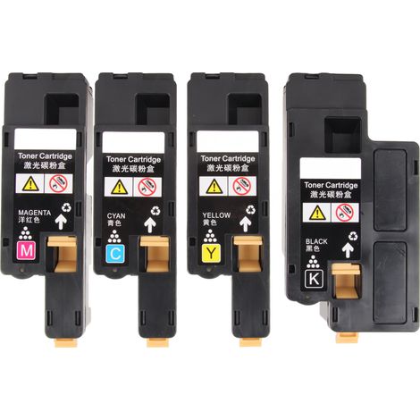Lot de 4 cartouches de toner compatibles pour Xerox Phaser 6000 6010 Workcentre 6015 imprimante