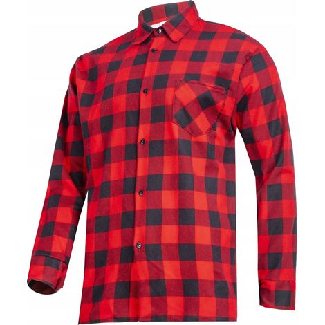 Camicia di flanella a quadri rossi XL Lahti Pro 1 pz. (1/2)
