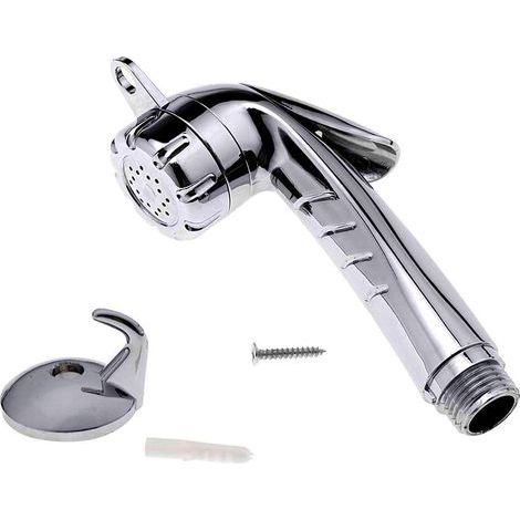 ABS-Duschkopf – 1/2"-Knopf – Camping-Handbrause – Toilettendusche – Bootsdusche – Chrom (1/2)