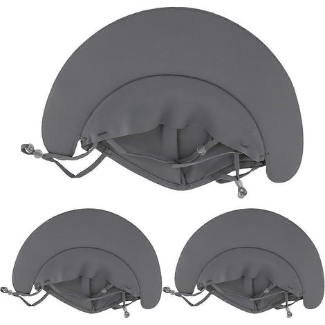 Tour de cou coupe-vent gris moka pour activités de plein air, vélo - (1/5)