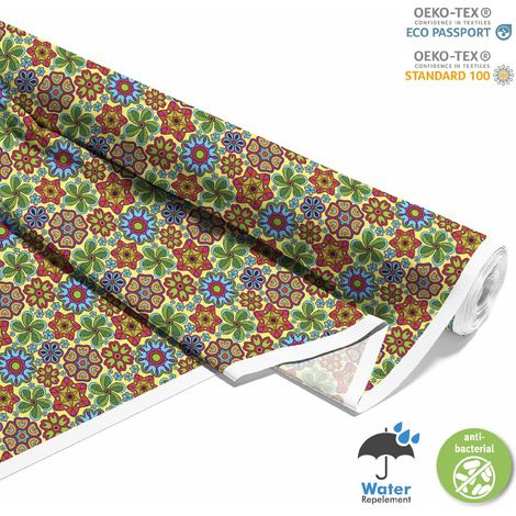 OUTDOOR DEKOSTOFFE OXFORD - Motiv Muster im indischen Stil 3 I DX423-3