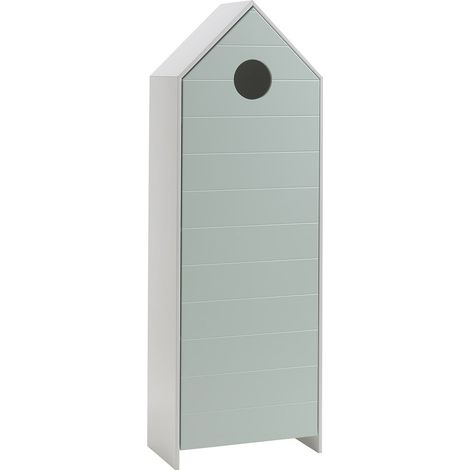 HAVRE - Armoire Cabane de Plage Vert Menthe 1 Porte (1/5)