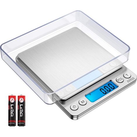 Balance de cuisine numérique 1 ga 10 kg, haute précision (1/5)