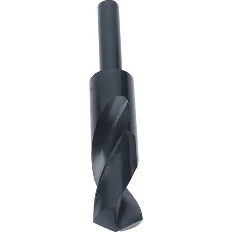 Forets à tige réduite HSS Twist droit 1/2 pouces, outil de perçage 24.5mm noir (1/5)