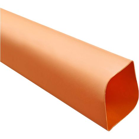 STEX24 Schrumpfschlauch 2:1, Rolle mit 30,0m, orange 38,1/19,0mm, 1 1/2 Zoll, WSR2 Schrumpftemperatur mind. 70°C, vollständig bei mind. 100°C - 1 Stück (1/3)