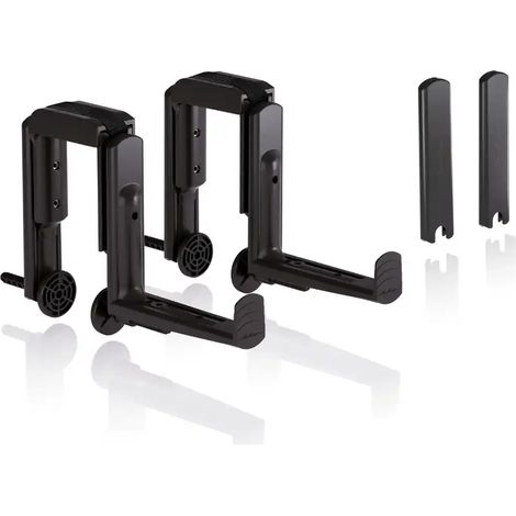 Accessoires 19023 - Support Mural pour jardinière de Balcon - Noir - 4,5 x 31 x 20 cm (1/5)