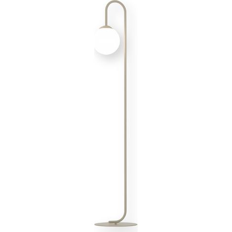 Lampada da terra moderna beige/bianca sfera E14 FLOR (1/4)
