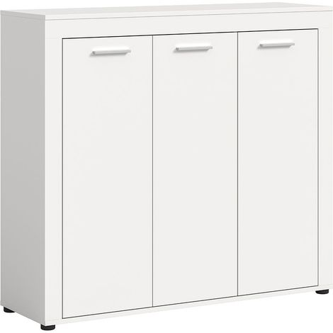 Jam Schuhschrank 3 Türen weiß.