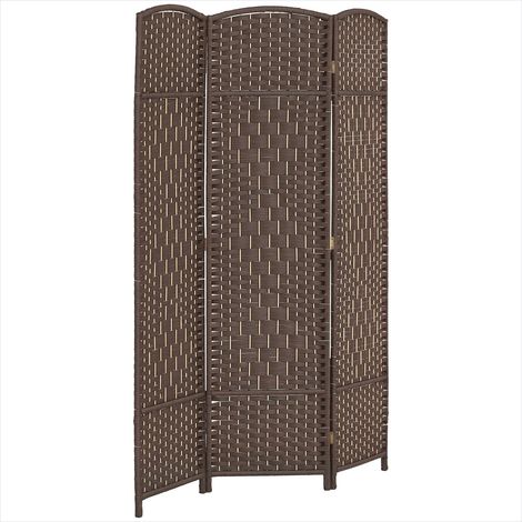 Décoration murale Paravent 3 panneaux pliable bois de pin (1/5)