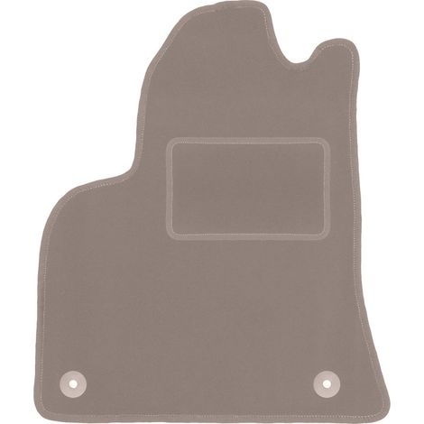 Alfombrilla de conductor beige para Peugeot 3008 I monovolumen (2009-2016)