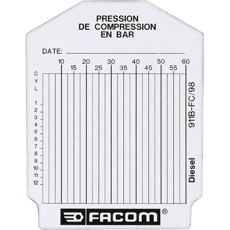 Facom 911B.FC Diagrammscheiben fuer Dieselmotoren