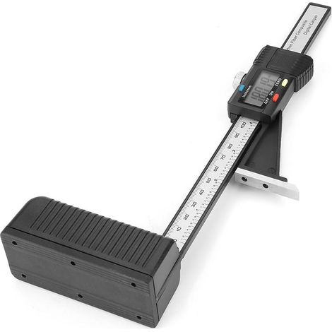 Jauge de Hauteur Numérique Jauge de Hauteur Scriber Plastique 0 150Mm Jauge de Profondeur D'ouverture de Hauteur de Précision Numérique avec Base Magnétique (1/5)