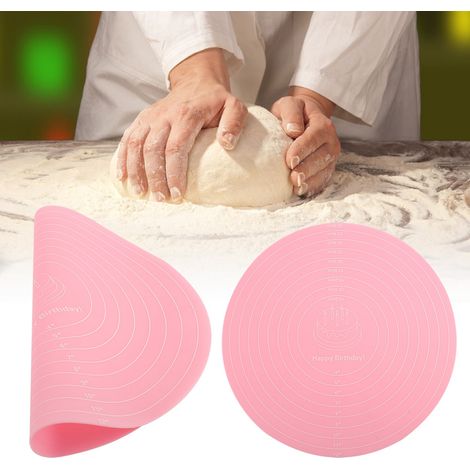 Tapis de cuisson en silicone résistant à la chaleur avec mesures, antiadhésif, pour étaler la pâte. (1/5)