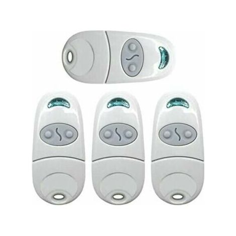 Top 432NA/432EE/432 EV/432M (4, White) Universal Gate Remote Control, PingGoo Garage Door Opener Remote Control, Portable Key Fob Transmitter, Garage Door Remote Control for Came (1/3)