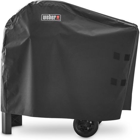 Weber – Housse de barbecue Pulse avec chariot – Polyester imperméable – Dimensions 93x51x109 cm – Protection anti-UV et sangles de fixation (1/5)