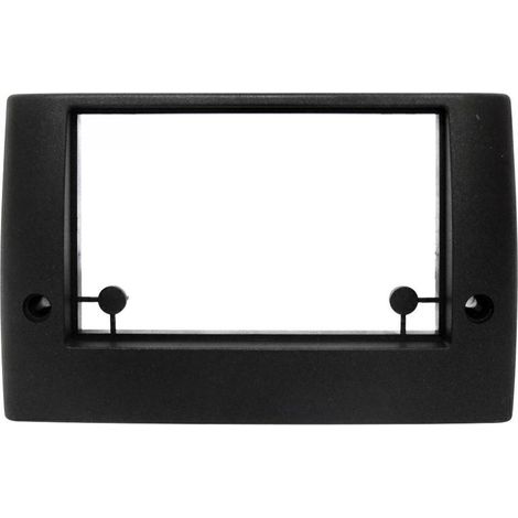 KIT MASCHERINA MONTAGGIO AUTORADIO AFTERMARKET 2DIN COMPATIBILE CON FIAT STILO 2001-2007 NERA