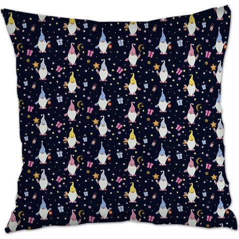 Housse de coussin carrée standard 45x45cm lavable en machine pour couples petit ami petite amie (1/5)