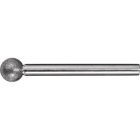 Meule sur tige diamant D3xHmm 45 mm 3 mm D 126 Bille PROMAT