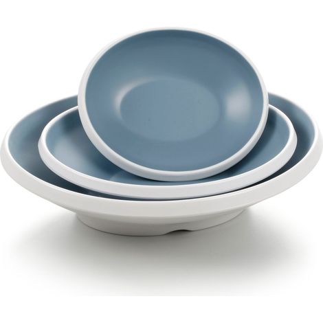 Plat à Tapas Mélamine Bleu 13 à 15 cm - Pujadas (1/2)