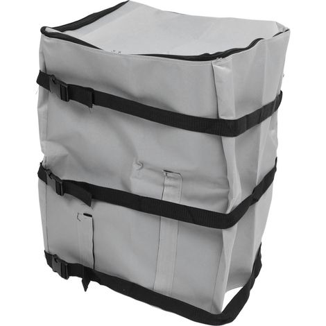Housse de pompe de chauffage pour spa/jacuzzi, robuste, imperméable et anti-poussière, isolée, avec fermeture éclair et bande auto-agrippante. (1/5)