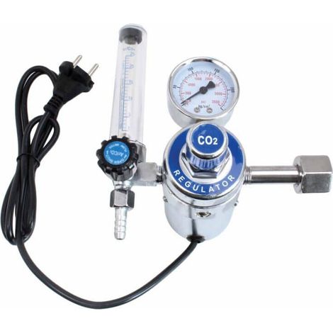FLUSSOMETRO REGOLATORE RIDUTTORE PRESSIONE Co2 GAS ARGON 150 BAR MANOMETRO 341sa