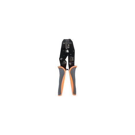 Pince a Sertir 30J pour Connecteurs Thermorétractables,Pince Sertissage Cosse à Cliquet 0.5-6mm2,Outil de Sertissage Professionnel pour Cosse Electrique isolées