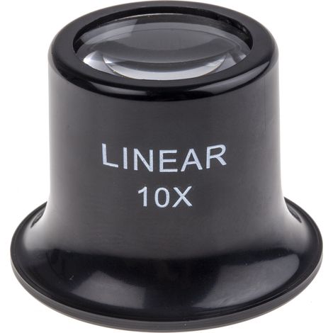 Loupe RS PRO, grossissement 10X, diam. lentille 25mm ( Prix pour 1 )