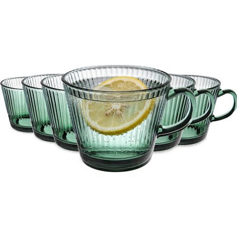 Bicchieri da tè/caffè verde, 420 ml, confezione da 6 pezzi. (1/5)