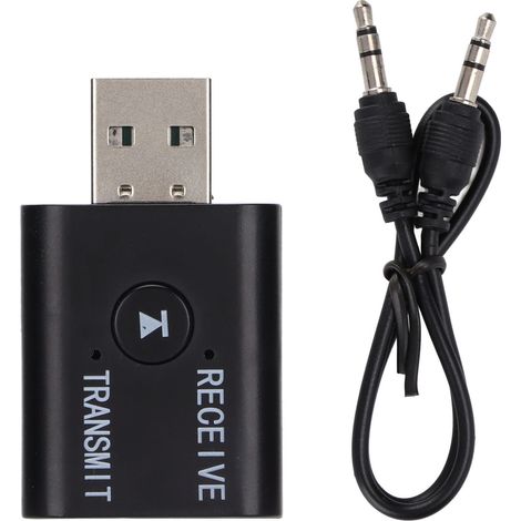 Émetteur-récepteur Bluetooth 2-en-1 portable pour TV, voiture et système audio domestique (1/5)