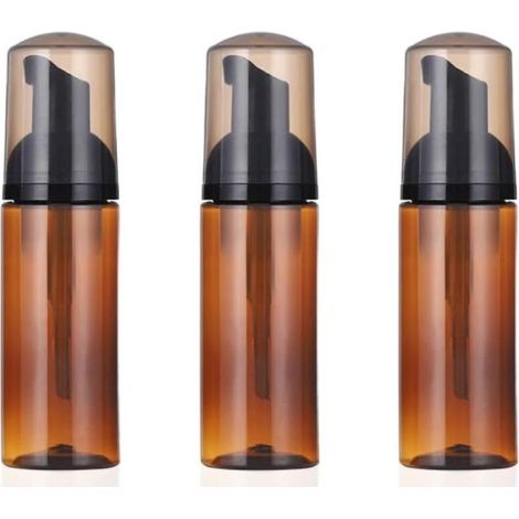 3 Pièces 60ml Flacon Pompe Vide, Flacon Voyage Mousse, Distributeur Savon Mousse Flacon, pour Le shampooing Conditioner Lotion Articles de Toilette (1/5)
