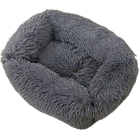 Cuccia per cani, morbido cuscino Thikcen - grigio scuro S
