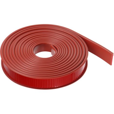 Bandeau De Bord en U 55/64" x 19.7ft (22mm x 6M) Auto-Adhésif TPE Ruban De Placage Flexible Bande De Protection Souple pour Meuble Armoire Table Protection Réparation, Brown (1/5)