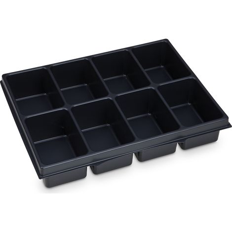 BS SYSTEMS 1000010132 Kleinteileeinsatz i-BOXX® iB 72 B349xT265xH63mm Polystyrol (1/3)