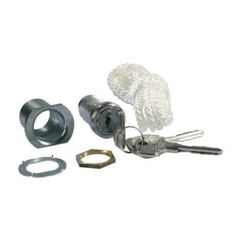 SOMFY, APERTURA MANUAL CON LLAVE PARA PUERTAS DE GARAJE, ALUMINIO