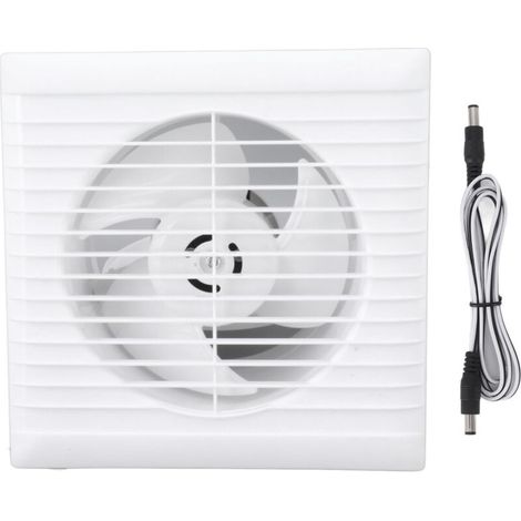 Ventilatore di scarico solare Crezuo da 50 W, 6 pollici, con protezione in rete ABS, impermeabile IP67, ideale per serre.-Crezuo