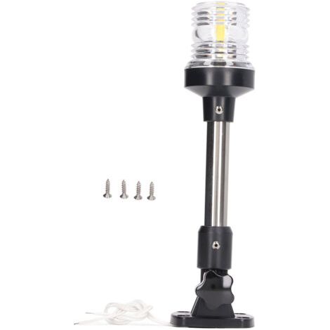 Feu de Navigation arrière pliable à LED blanc de 9 pouces, ancre étanche IP66, 12V 24V dc 4000 à 4500K (1/5)